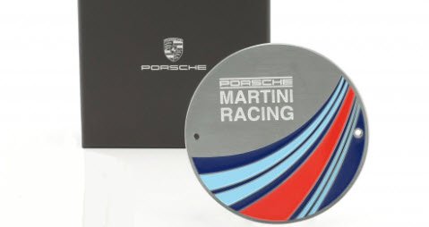 ポルシェ Porsche Martini Racing グリル バッジ - ミニチャンプス専門 