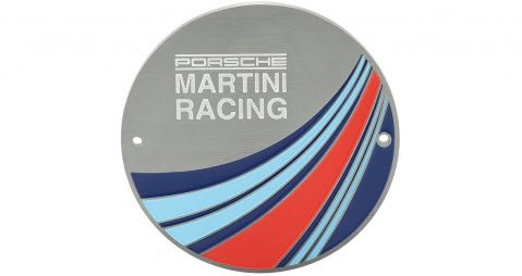 ポルシェ Porsche Martini Racing グリル バッジ - ミニチャンプス専門 