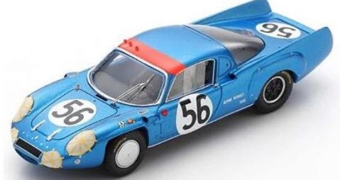 スパーク S5691 1/43 Alpine A210 No.56 24H Le Mans 1967 G.Larrousse -  P.Depailler - ミニチャンプス専門店　【Minichamps World】