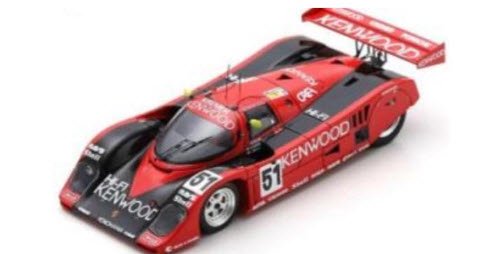 スパーク S9891 1/43 Porsche 962 CK 6 No.51 7th 24H Le Mans 1992 J.Nielsen -  G.Lavaggi - M.Reuter - ミニチャンプス専門店　【Minichamps World】