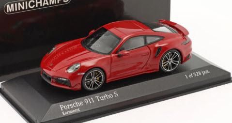 ミニチャンプス 410060070 1/43 ポルシェ 911 (992) ターボ S クーペ 