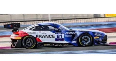 スパーク S6328 1/43 Team France - Mercedes-AMG GT3 No.81 FIA Motorsport Games  GT Sprint Cup 2022 - ミニチャンプス専門店　【Minichamps World】