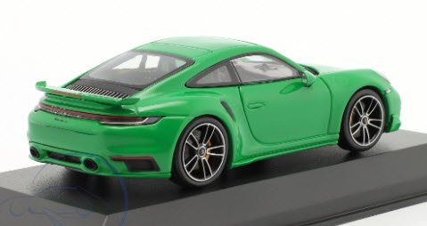 ミニチャンプス 410060071 1/43 ポルシェ 911 (992) ターボ S クーペ スポーツデザイン 2021 グリーン -  ミニチャンプス専門店 【Minichamps World】