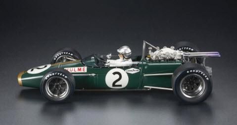 ミニカー　1/18 ブラバム BT24 1967 メキシコGP 2nd #1 J.ブラバム ドライバーフィギア付 「GP REPLICASシリーズ」 [GRP122AWD] TOPMARQUES GP REPLICAS 1/18 ブラバム BT24 1967 F1 メキシコGP