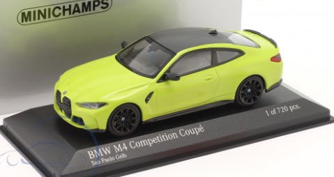 ミニチャンプス 410020120 1/43 BMW M4 2020 イエロー - ミニチャンプス専門店　【Minichamps World】