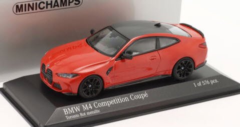 ミニチャンプス 410020121 1/43 BMW M4 Competition Coupe (G82) 2020 Toronto レッドメタリック  - ミニチャンプス専門店　【Minichamps World】