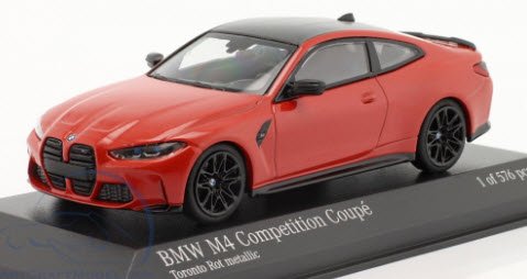 ミニチャンプス 410020121 1/43 BMW M4 Competition Coupe (G82) 2020 Toronto レッドメタリック  - ミニチャンプス専門店　【Minichamps World】