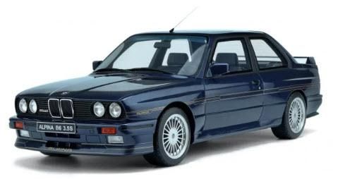 雪の豪奢 OTTO (ブルー 1986 3.5 B6 E30 アルピナ 1/12 OTMG074 オットー 乗用車