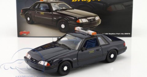 ACME GMP 18975 1/18 フォード マスタング SSP US Air Force U-2 Chase Car 1988 ダークブルー -  ミニチャンプス専門店　【Minichamps World】