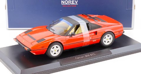 ノレブ NOREV 187930 1/18 フェラーリ Ferrari 308 GTS 1982 レッド - ミニチャンプス専門店　 【Minichamps World】