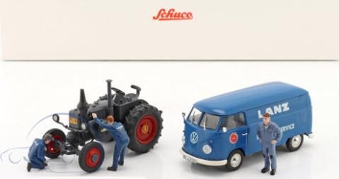 シュコー Schuco 450785900 1/32 フォルクスワーゲン VW T1b & Lanz 