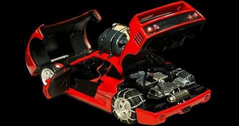 PGM フェラーリ F40 1/64 全開閉モデル 雪山仕様 PGM専門店