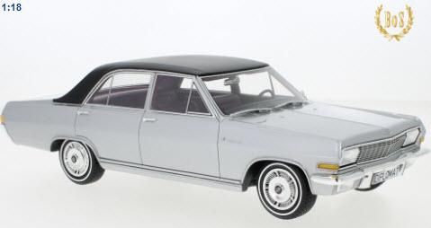 BoS Models BOS416 1/18 オペル Opel Diplomat A 1964 シルバー / マットブラック - ミニチャンプス専門店　 【Minichamps World】