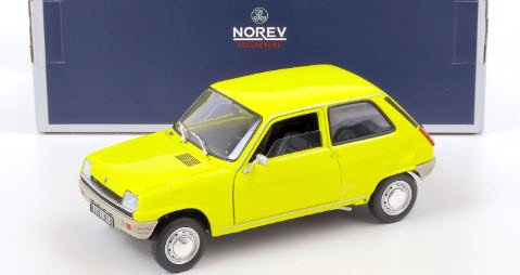 ノレブ NOREV 185173 1/18 ルノー 5 1974 イエロー - ミニチャンプス