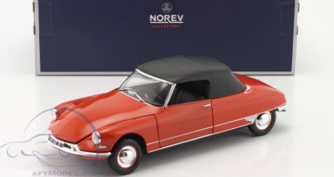 ノレブ NOREV 181599 1/18 シトロエン DS 19 カブリオレ 1961 Corail レッド - ミニチャンプス専門店　 【Minichamps World】