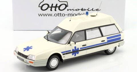 OTTO オットー OTM367 1/18 シトロエン Citroen CX Break Ambulance Quasar Heuliez 救急車  1987 ホワイト - ミニチャンプス専門店　【Minichamps World】