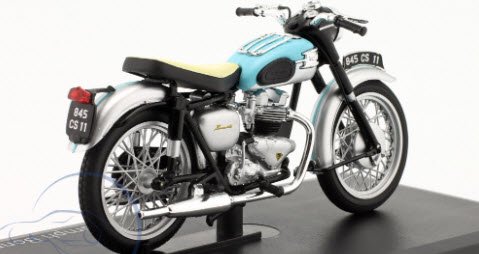 ノレブ NOREV 182040 1/18 トライアンフ Triumph Bonneville 1959 ライトブルー / シルバー -  ミニチャンプス専門店　【Minichamps World】