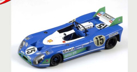 スパーク 18LM72 1/18 Matra Simca MS 670 No.15 Winner 24H Le Mans 1972  H.Pescarolo - G.Hill - ミニチャンプス専門店　【Minichamps World】