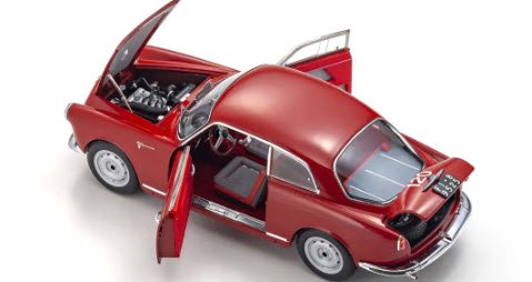 京商 KS08957A 1/18 アルファロメオ ジュリエッタ SV ミッレミリア 1956 #120 - ミニチャンプス専門店  【Minichamps World】