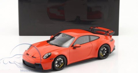 ミニチャンプス 117069000 1/18 ポルシェ 911 (992) GT3 2021 オレンジ/ブラックホイール - ミニチャンプス専門店　 【Minichamps World】