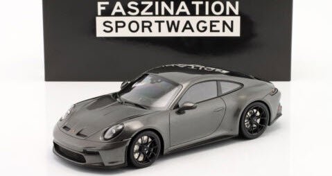 ミニチャンプス 143069028 1/18 ポルシェ 911 (992) GT3 Touring 2022 agate グレイメタリック /  ブラックホイール 特注品 - ミニチャンプス専門店　【Minichamps World】