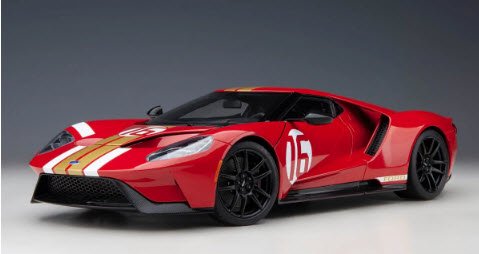 レッド系 AUTOart 1/18 フォード GT アラン・マン ヘリテージ