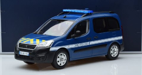 ノレブ NOREV 184895 1/18 プジョー パートナー 2016 警察車両 ブルー/イエロー - ミニチャンプス専門店　 【Minichamps World】