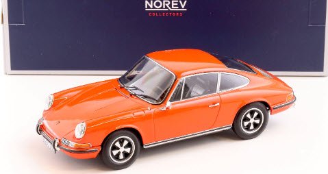 ノレブ NOREV 187628 1/18 ポルシェ 911 E 1970 オレンジ
