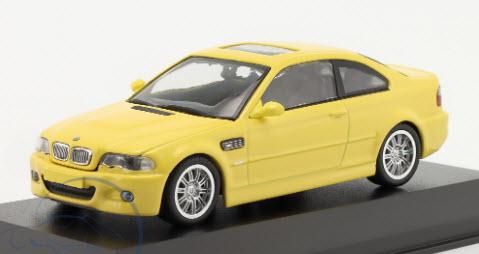 BMW M3 Coupe Phoenix Yellow E46 1:43 Dealer Limited Edition