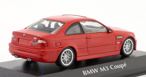 ミニチャンプス MAXICHAMPS 940020020 1/43 BMW M3 (E46) クーペ 2001 レッド - ミニチャンプス専門店　 【Minichamps World】