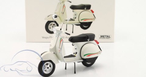 シュコー Schuco 450667400 1/10 Piaggio Vespa PX 150 150 Anniversario Unita  d'Italia 2011 ホワイト - ミニチャンプス専門店　【Minichamps World】