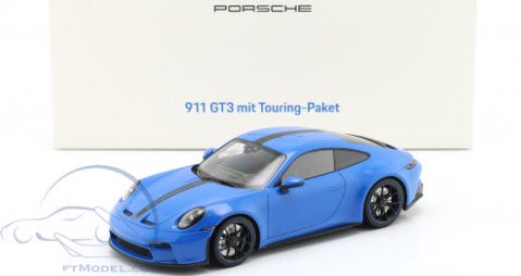ミニチャンプス WAP0211610PGT3 1/18 ポルシェ 911 (992) GT3 Touring 2022 シャークブルー Porsche  works 特注品 ケース付 - ミニチャンプス専門店 【Minichamps World】