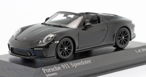 ミニチャンプス 410061134 1/43 ポルシェ 911 (991) スピードスター 2019 ブラック - ミニチャンプス専門店　 【Minichamps World】