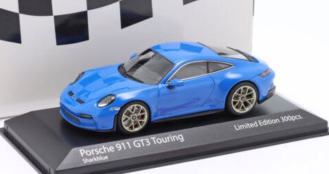 ミニチャンプス 413069606 1/43 ポルシェ 911 (992) GT3 Touring 2021 シャークブルー 特注品 -  ミニチャンプス専門店　【Minichamps World】