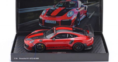 ミニチャンプス MR-911-GT2RS-1803 1/18 ポルシェ 911 (991.2) GT3 RS MR Manthey Racing  record round レッド 特注品 - ミニチャンプス専門店　【Minichamps World】