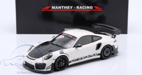 ミニチャンプス MR-911-GT2RS-1801 1/18 ポルシェ 911 (991.2) GT2 RS MR Manthey Racing  ホワイト / ブラック 特注品 - ミニチャンプス専門店 【Minichamps World】