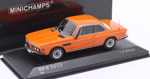 ミニチャンプス 410029022 1/43 BMW 3.0 CS 1968 オレンジ - ミニチャンプス専門店　【Minichamps World】