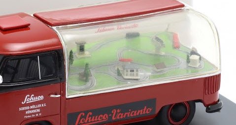 シュコー Schuco 450916200 1/43 フォルクスワーゲン VW T1 Bus Schuco Varianto レッド / ブラック -  ミニチャンプス専門店　【Minichamps World】