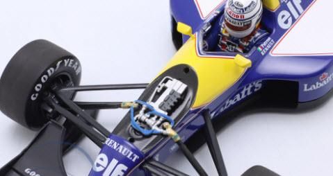 【希少】ミニチャンプス 1/43 ウィリアムズ・ホンダ FW11B パトレーゼ