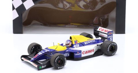 ミニチャンプス ウィリアムズ ルノー FW14B ナイジェル・マンセル-