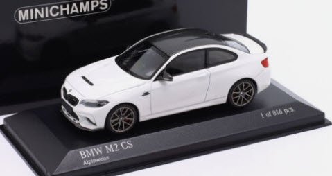 ミニカー 1/43 ミニチャンプス BMW M2 CS 2020 アルピンホワイト