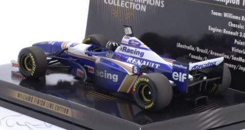 ミニチャンプス 1/18 1996年 ウィリアムズルノーFW18 デーモンヒル