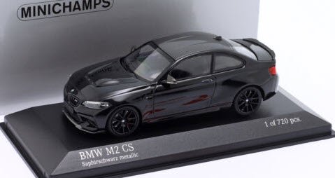 ミニチャンプス 410021022 1/43 BMW M2 CS 2020 ブラック/ブラックホイール - ミニチャンプス専門店　 【Minichamps World】