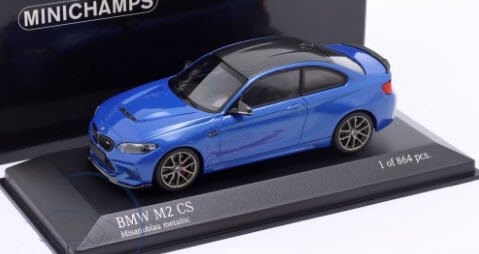 ミニチャンプス 410021025 1/43 BMW M2 CS 2020 ブルー/ゴールドホイール - ミニチャンプス専門店　【Minichamps  World】
