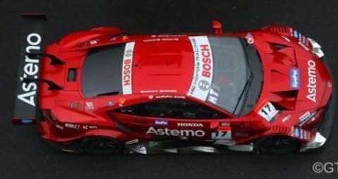 スパーク SGT056 1/43 Astemo NSX-GT No.17 Astemo REAL RACING GT500 