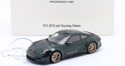 ミニチャンプス WAP0211550PGT3 1/18 ポルシェ 911 (992) GT3 Touring 2021 レーシンググリーンメタリック  Porsche works 特注品 ケース付 - ミニチャンプス専門店 【Minichamps World】