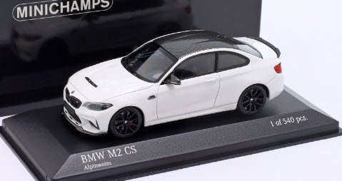 ミニチャンプス 410021021 1/43 BMW M2 CS 2020 ホワイト/ブラックホイール - ミニチャンプス専門店　 【Minichamps World】