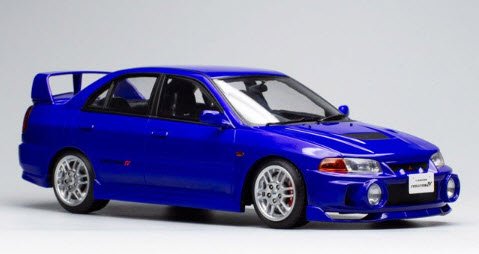 POP RACE PR18-EVO4-BLU 1/18 MITSUBISHI EVOLUTION 4 BLUE - ミニチャンプス専門店  【Minichamps World】