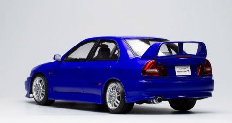 POP RACE PR18-EVO4-BLU 1/18 MITSUBISHI EVOLUTION 4 BLUE - ミニチャンプス専門店  【Minichamps World】