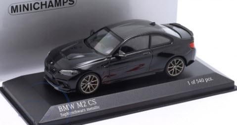 1/43 BMW M2 CS G42 Blue W/ Gold Wheels 2020 Diecast Car by